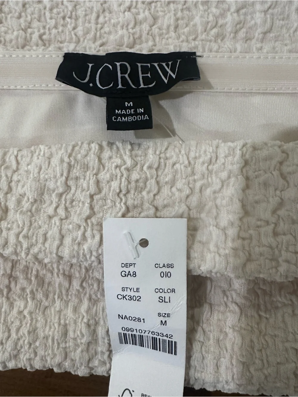 J. Crew soft textured